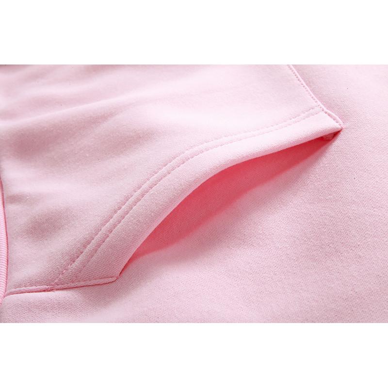 Frühling und Herbst Damen Katzenohren (Gedämpftes Brot in Katzenohrform) Design Kapuzen-Fleecepullover