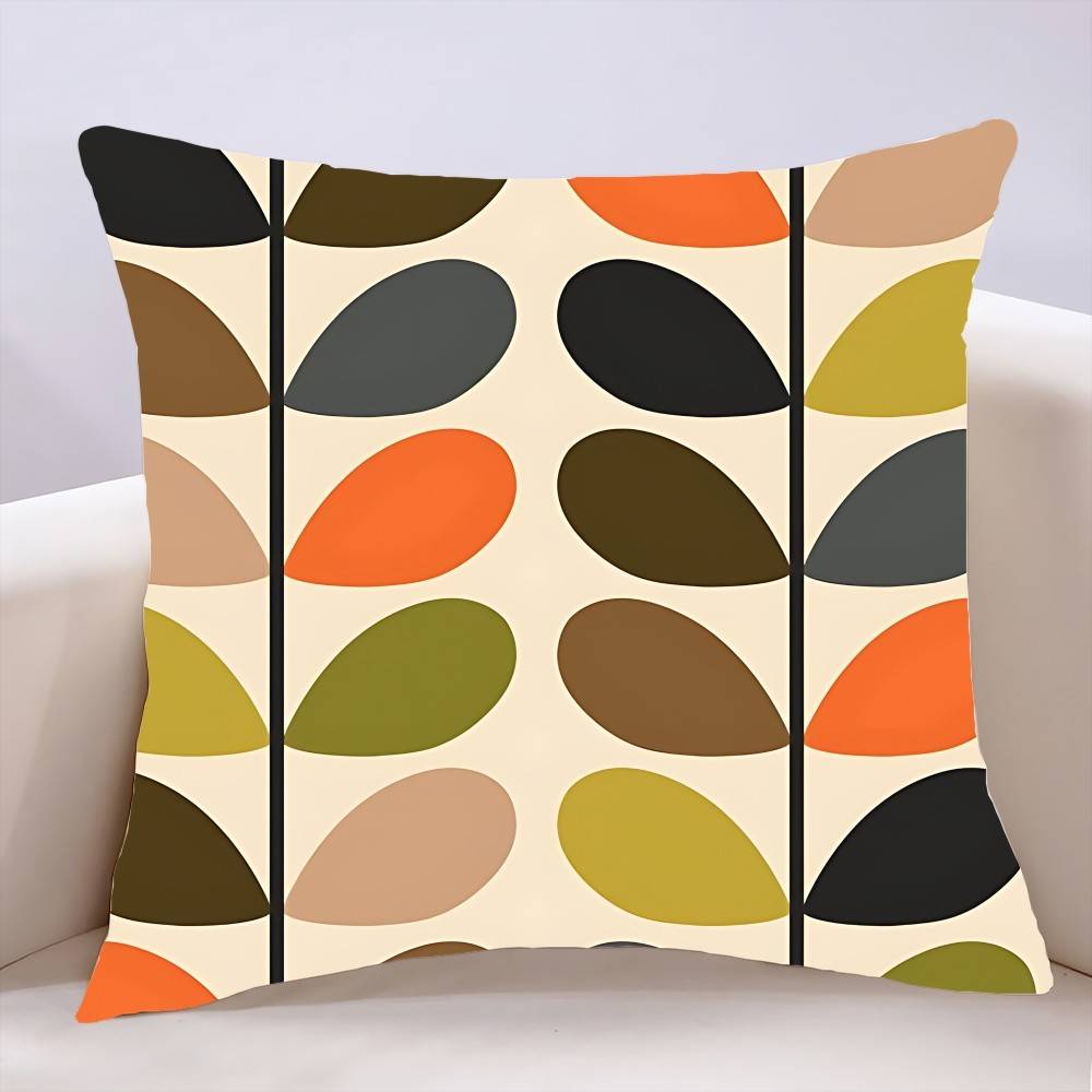 O-Orla Kiely Flower Pillow Case Cushion Cover Polyester Pillowcase Decorative Sofa Cushion Pillowcase Home Decor