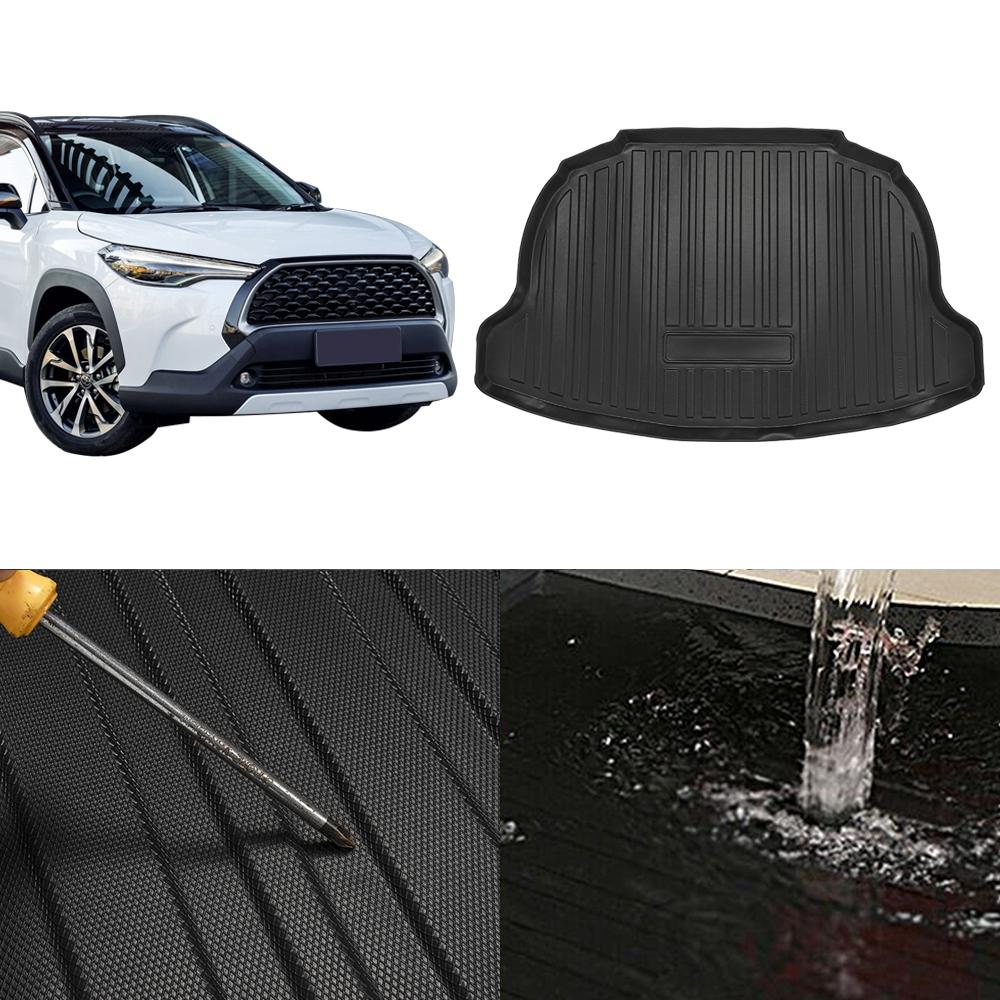 Car Trunk Cargo Liner for Toyota Corolla Cross 2021-2023 (Fits Model Without JBL Subwoofer In Trunk) Protector Cover Floor Mat