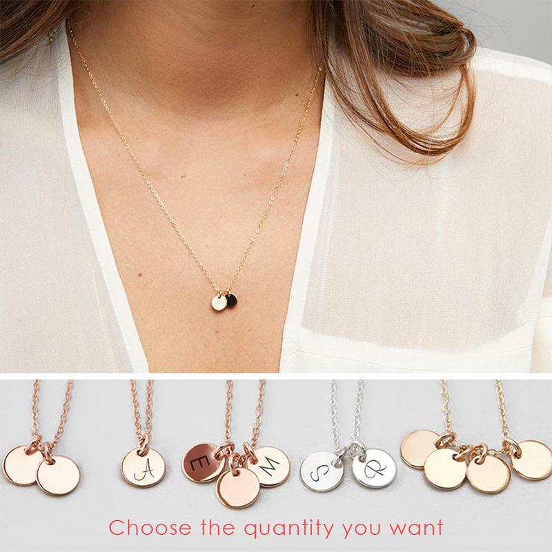

St. Delan Geometric Fashion Pendant Necklace, Women s Simple Stainless Steel Jewelry