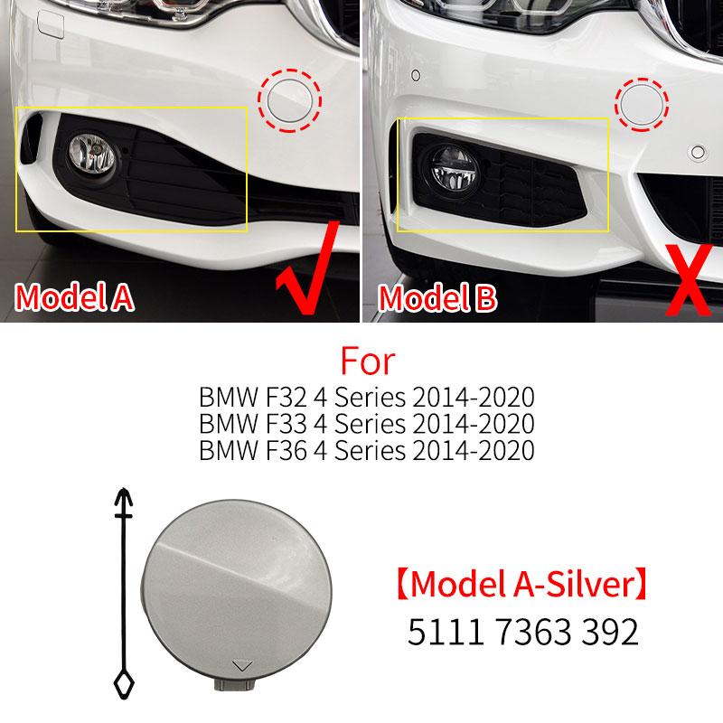 Für BMW F32 F33 F36 M Sport 2014- Auto Frontstoßstange Anhängerkupplung Abschlepphaken Abdeckkappe Zubehör für BMW 4er Serie 420 425 430 440