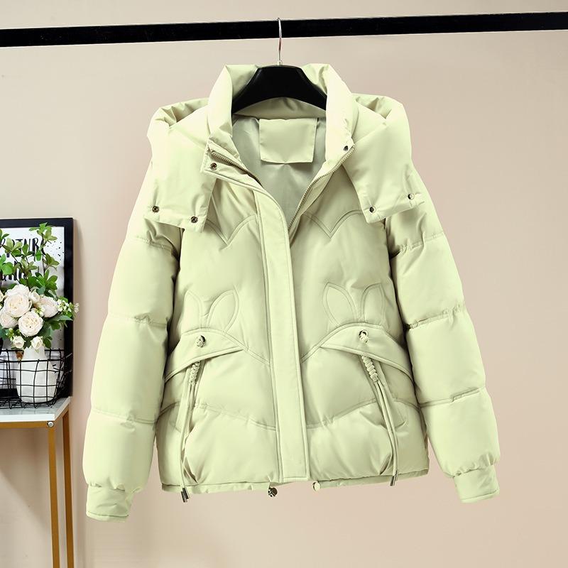 Winter new down cotton-padded clothes women's fashion hooded design sense cotton-padded clothes cotton-padded jackets short jackets trendy