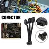 Standard 3x8pin To 16Pin GPU Connection Cable Secure Data Transmission Adapter Cord Line 12VHPWR GPU Cable Wire Black