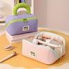 1pc Cosmetic Bag Travel Portable Makeup Organizer Bag Large-capacity Cosmetic Storage Handbag with Zipper Toiletries Bags