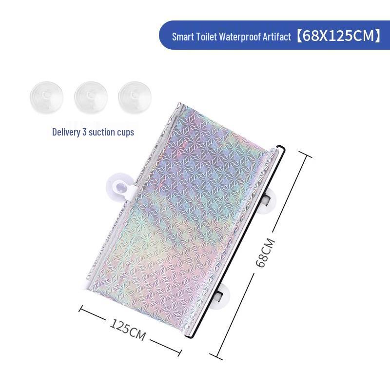 Universal Waterproof & Moisture-Proof Toilet Cover with Thickened Shower Protection