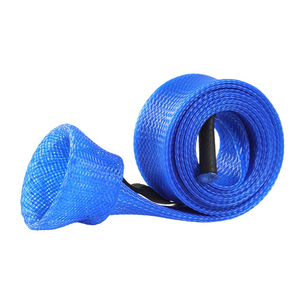 Casting Spinning Fishing Rod Sleeves Protective Rod Socks Braided Mesh Rod Protector Rod Gloves Fishing Tool Easy Use