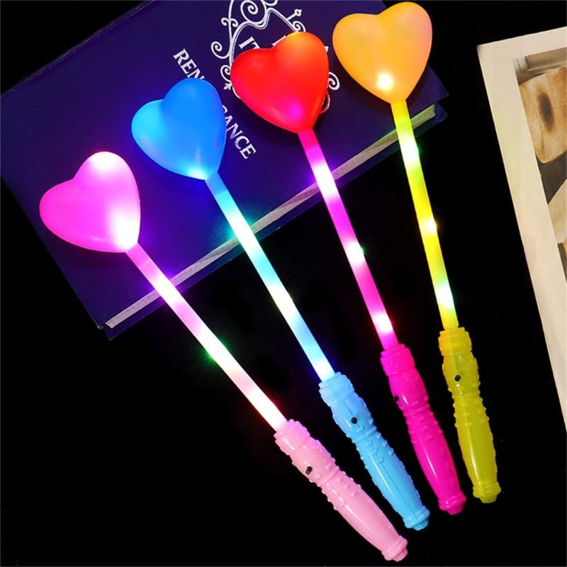 6Pcs Glowing LED Sticks Energy Efficient Illuminated Sticks for Birthday Festival Party Night Event and Outdoor Camping