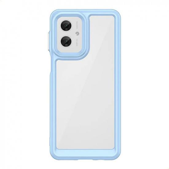 

Phone Case For Motorola Moto G75 5g , Clear Transparent Phone Case Cover For Motorola Moto G75 5g світло-синій колір