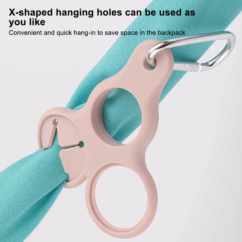 Silicone Water Bottle Buckle Water Bottle Holder 3 Holes Drink Bottle Holder Hook Multifunctional For Outdoor Activities