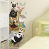 Cartoon Tiere Wandaufkleber für Schlafzimmer Kinderzimmer Tür Wandtattoos Mode Cartoon Home Dekoration Wandaufkleber