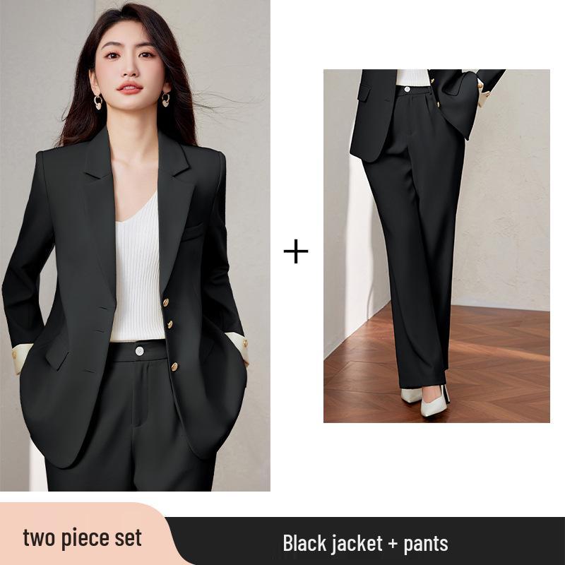 Dámský zeštíhlující profesionální oblek - Elegantní dvoudílný formální sako
