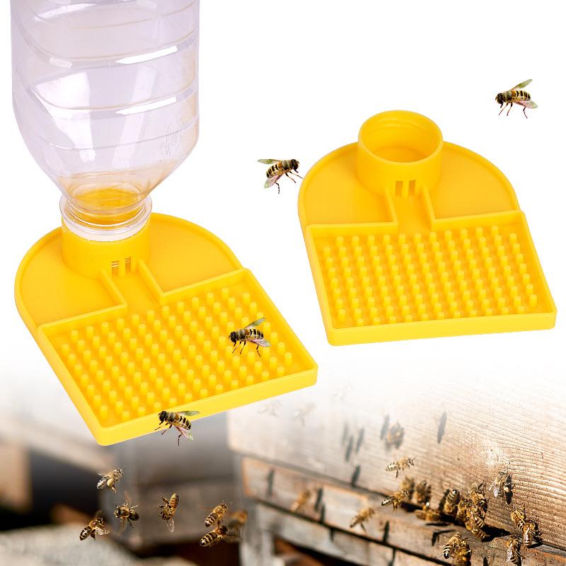 Bee Water Feeding Supplies Non Toxic Anti Drowning Beekeeper Feeder Set for Hives Garden