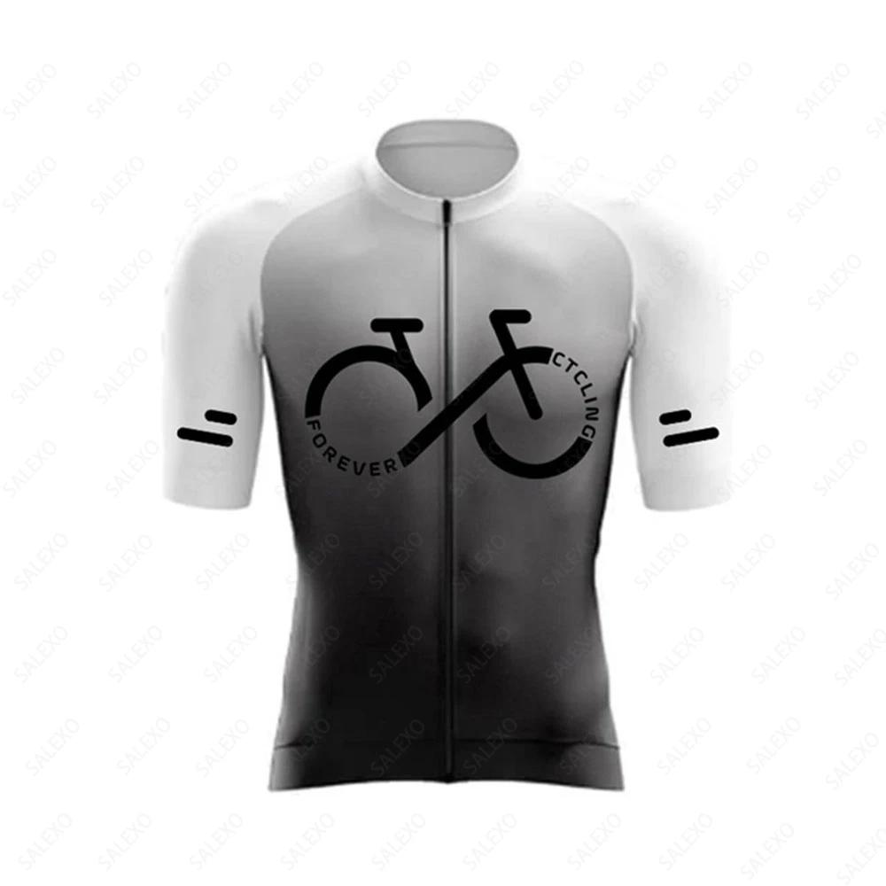 2026 Gradient Cycling Jersey Sets  Men's Summer Road Tops Bottom Suit MTB Clothing Team Mountain Bike Jersey Bib Shorts Suit