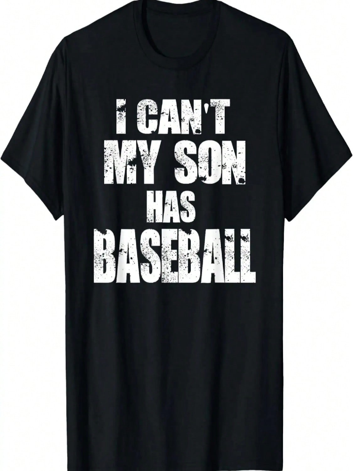 I Can t My Son Has Baseball T-Shirt T-Shirt S разноцветный