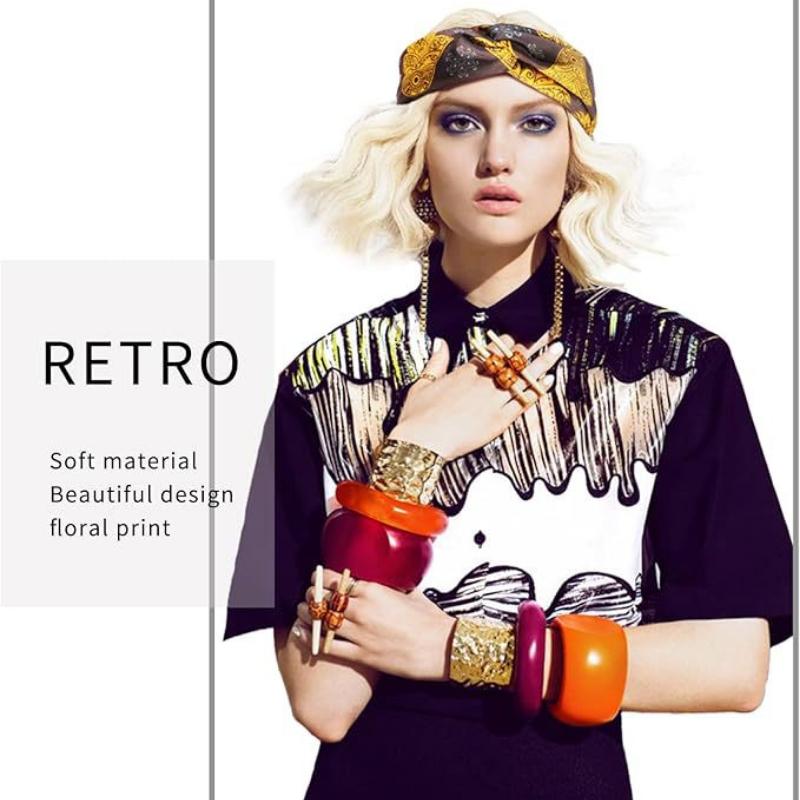 Cashew Flower Headband Sports Running Bohemian Face Wash Makeup Headband Cross Wide-brimmed Headband for Women