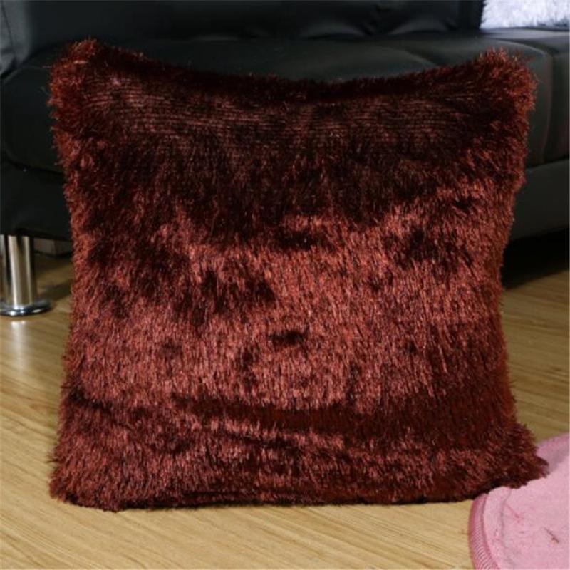Cushion Cover Plush Velvet Fur Fluffy Sofa Soft Cushion Cover Throw Pillow Case Nordic Home Decoration Pillow Cover 40*40cm