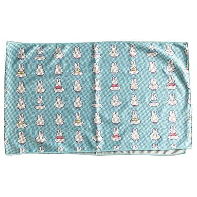 Miffy Cool Ghost One Size Towel, Pattern, Blue, MF1001,