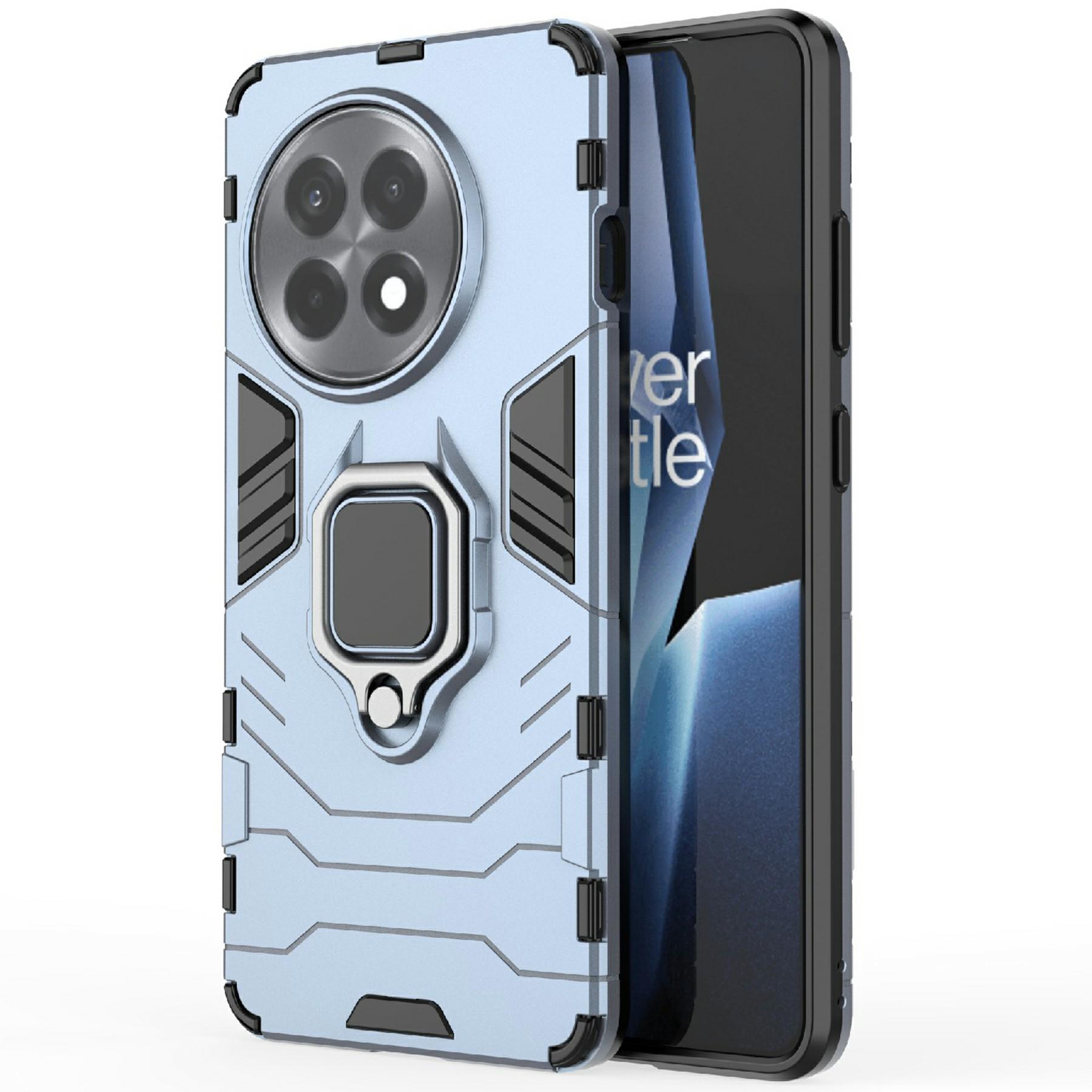 

For OnePlus 13R 5G/Ace 5 5G/5 Pro 5G Case PC + TPU Protective Phone Cover with Ring Kickstand C