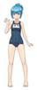 Hasegawa 1/12 Egg Girls Collection No. 19 Maiyuki Sara (School Swimsuit) Unpainted Resin Kit SP499