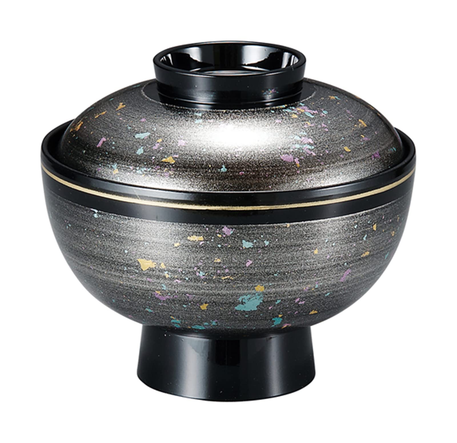 

Fukui Craft Zoni Серебряная 37002070 Термостойкая 4,2-дюймовая чаша, Блеск,