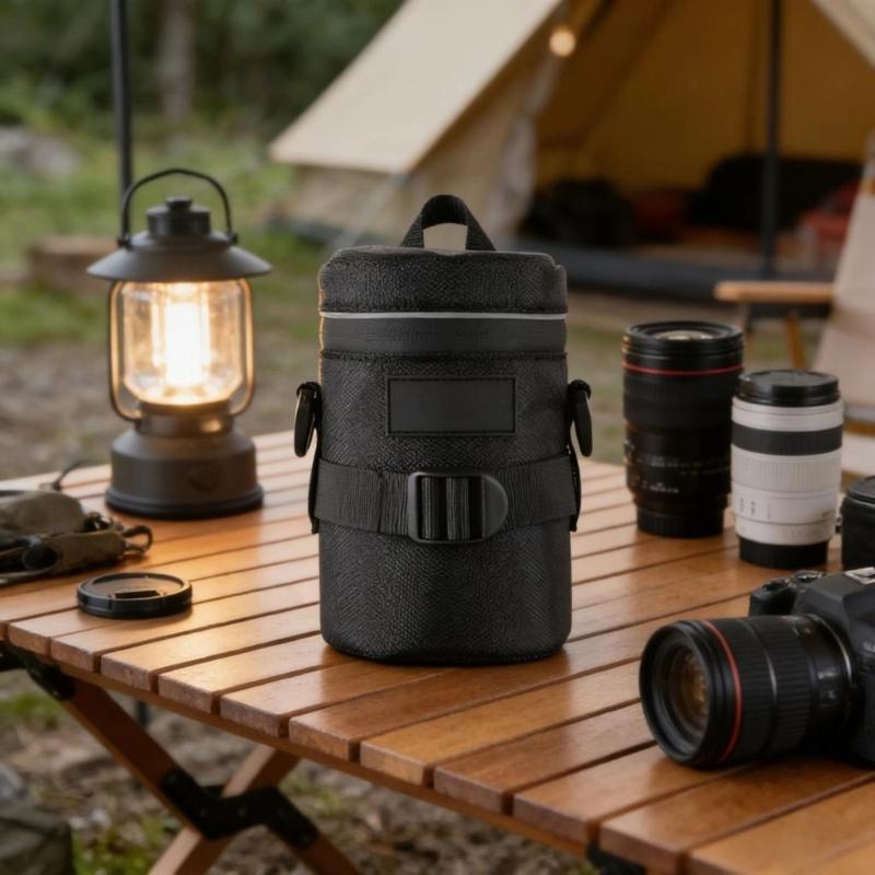 Waterproof Camera Lens Case Pouch With Thick Padding For DSLR Camera Lens Bag Compactly Design For Outdoor Photography
