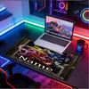 Custom Name Personalized Mighty Morphin Power Rangers Pattern Mousepad, Laptop PC Desk Mat, Decorative Desk Mat for Home Keyboard Pad Gift