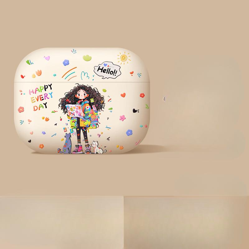 

Милые чехлы для наушников с рисунком щенка для Apple AirPods 1/ 2/ 3/ Pro/pro2 Защитный чехол для наушников Аксессуары Защитная коробка for Airpods 1or 2