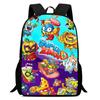 Printed Super Zings School Bag, Elementary School Cartoon Backpack 12th Grade