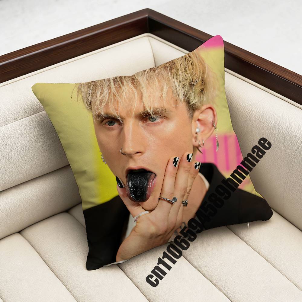 For M-Mgk Lost Americana Throw Pillow Case Sham 45X45Cm 40X40Cm Square Car Pillowcase Pad Cushion Cover