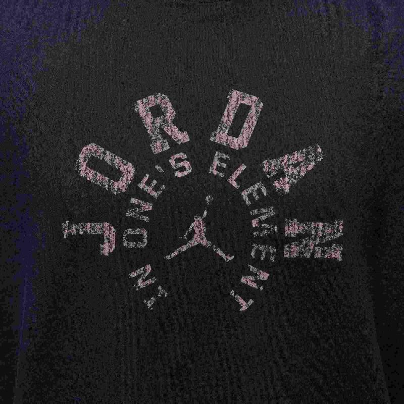 Jordan Sport Dongdan Dri-FIT Quick-Drying Soft Comfortable Short Sleeve Drop Shoulder T-Shirt Women Tops Gray-Black Medium-Olive-Green HV1273045