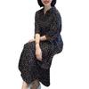 2025 spring and summer new thin polka dot design long dress women's fashion temperament casual loose cool dress