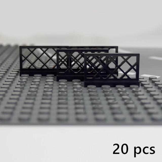DIY Zubehör Stadt Freunde Haus MOC Teile Zaun Treppen Leiter Tor Bausteine Tür Fenster Figuren Garten Leduo Ziegel