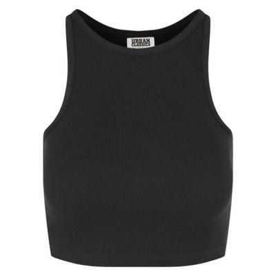 Urban Classics Női bordázott bio pamut crop top