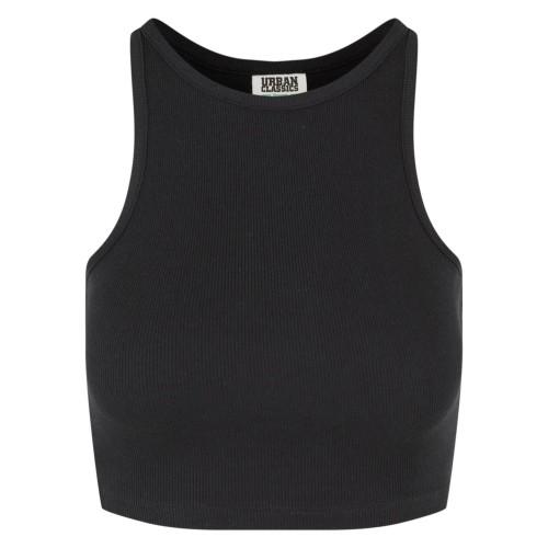 Urban Classics Womens/Ladies Ribbed Organic Cotton Cropped Top