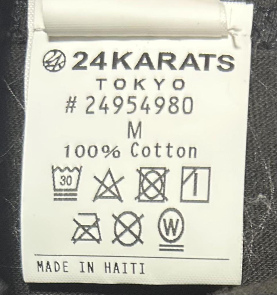 [USED] 24karats X BORUTO Collaboration T-Shirt Naruto Anime T-Shirt Black