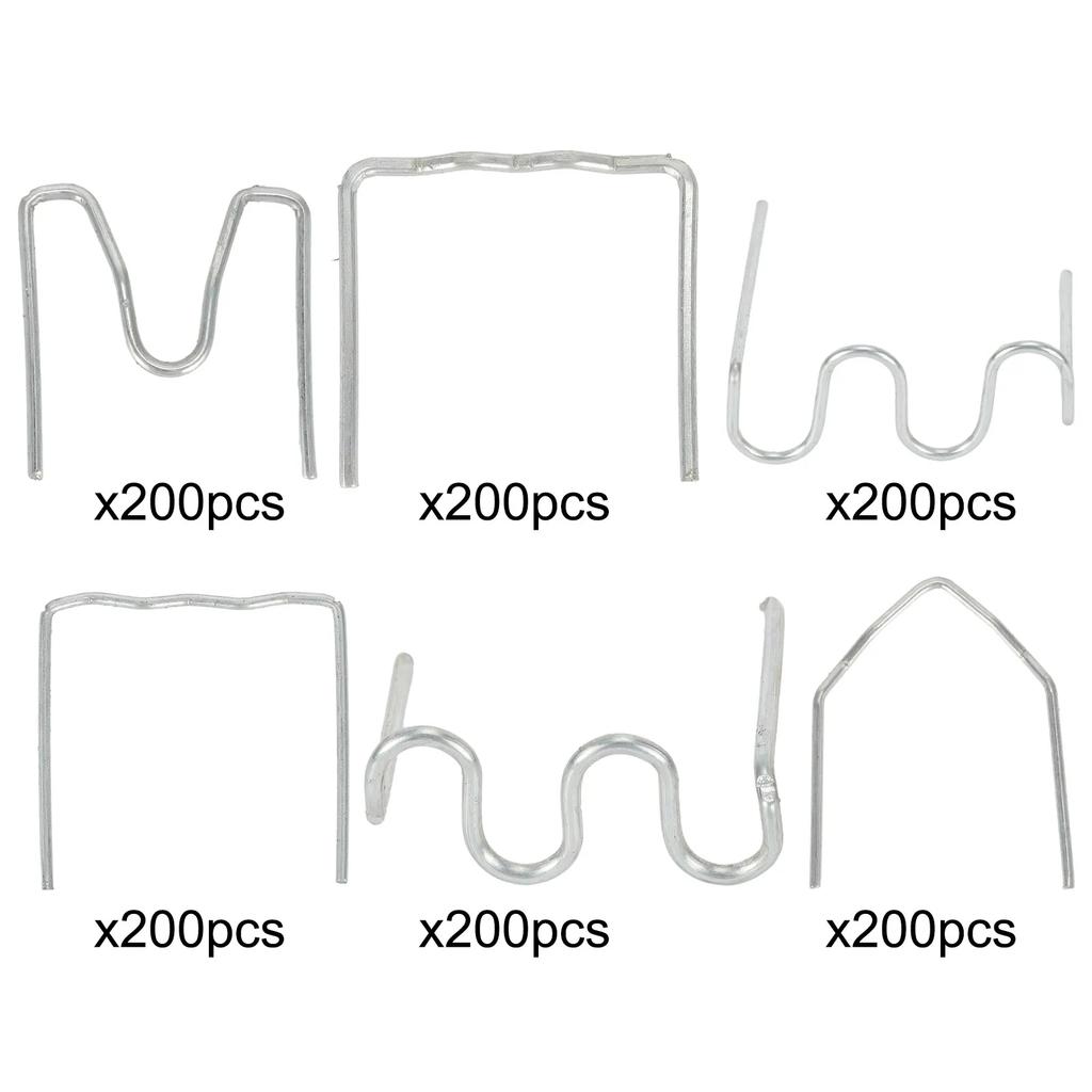 Soldering Tools Workshop Equipment Flat Staples Wave Staples High Quality Stainless Steel Oxidation Resistance