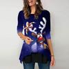 JPNTKY Women's Fashion Casual Long Sleeve O-Neck Blouses & Shirts