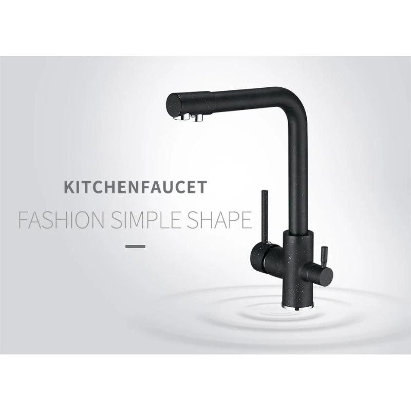 Filter Kitchen Faucets Deck Mounted Mixer Tap 360 Rotation with Water Purification Features Mixer Tap Crane For Kitchen WF-0175