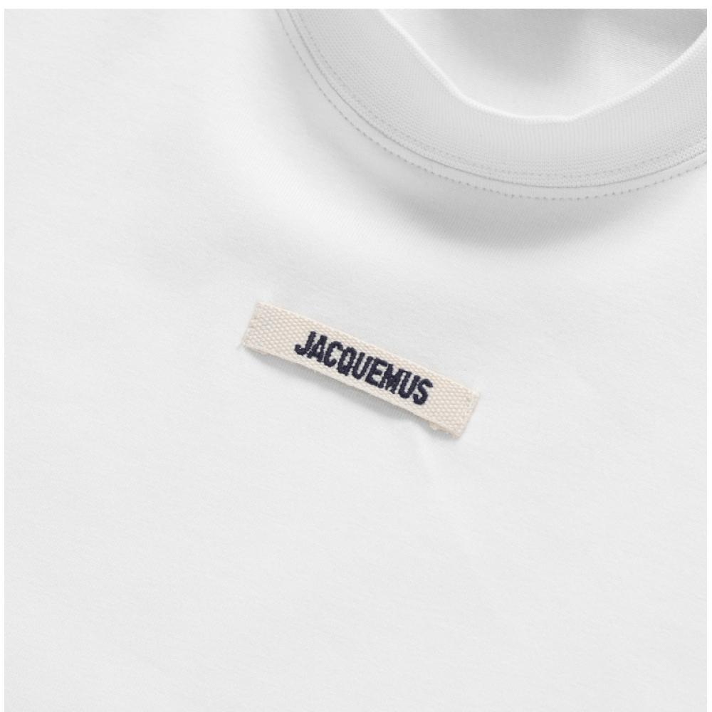 JacquemuS 241jS133 2031 100 Le GloSS Grain groSGrain Logo Women S Short SLeeve Tee