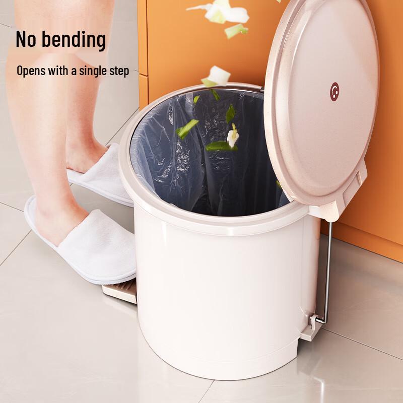 Mayflower 20L Foot Pedal Dual-Bucket Waste Bin