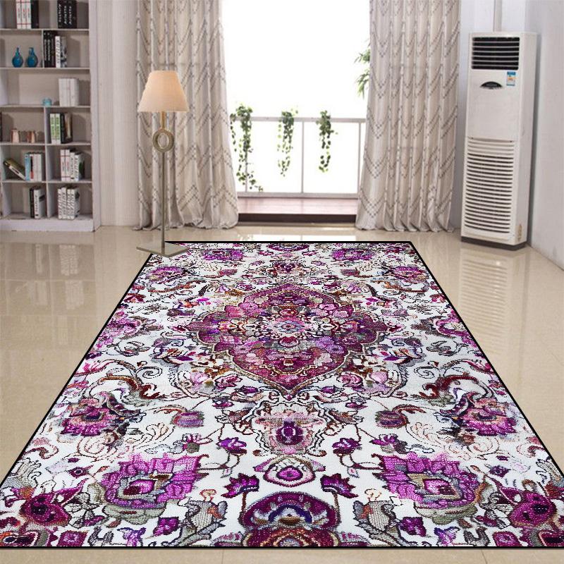 Persian Style Large Carpet for Living Room Decoration Luxury Washable Coffee Table Floor Mat Bedroom Non-slip Rugs 200x300cm