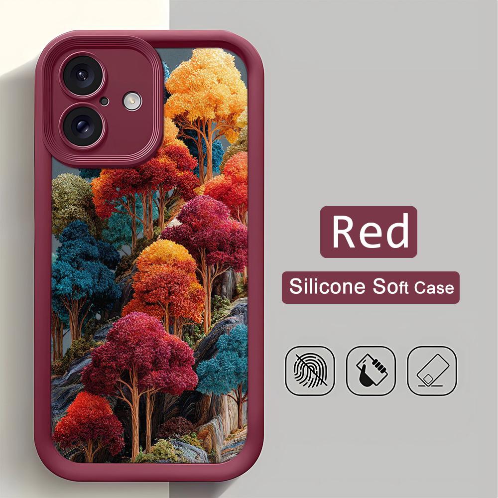 

Autumn scenery Phone Case For iPhone 17 Air 16 Pro Max Case iPhone 15 Plus 13 11 12 14 Pro Max Transparent Shockproof Cover iphone 11 Pro