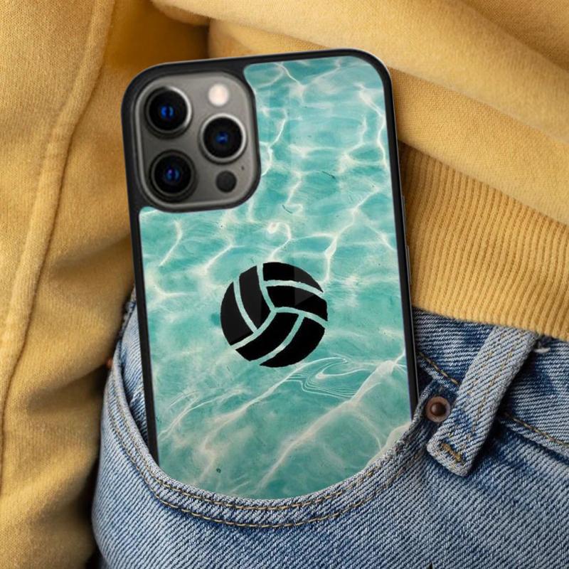 Volleyball Sport Soft Phone Case for iPhone 17 Air 16e Pro Max 15 Pro 13 14 Plus 11 12 MagSafe Magnetic Coque