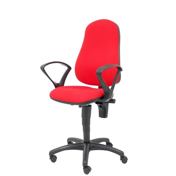 Chaise De Bureau Ergonomique Alamo - PIQUERAS Y CRESPO - Rouge - Simili