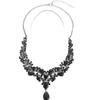 European and American cross-border Amazon bridal rhinestone necklace earrings set luxury fashion women's party and banquet accessories