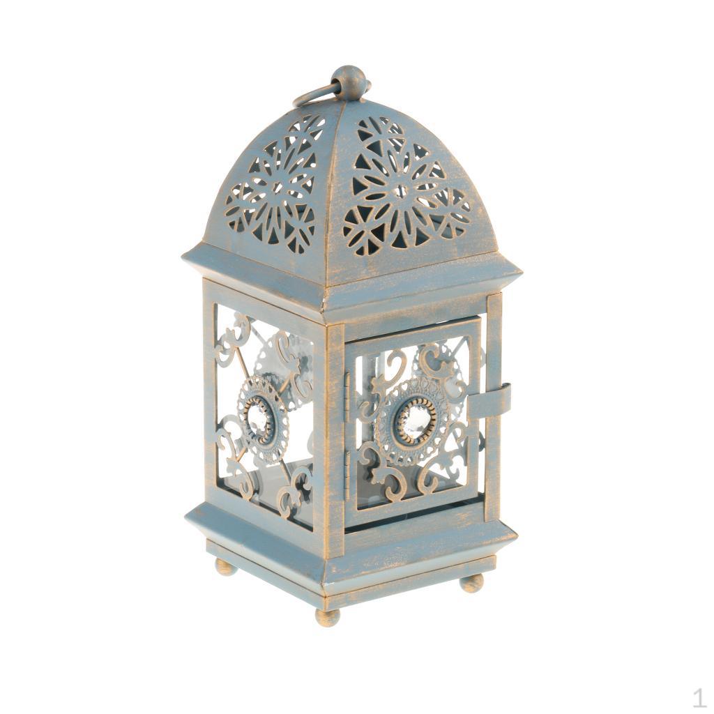 

Classic Tealight Candle Holder Shaped Lighthouse синій