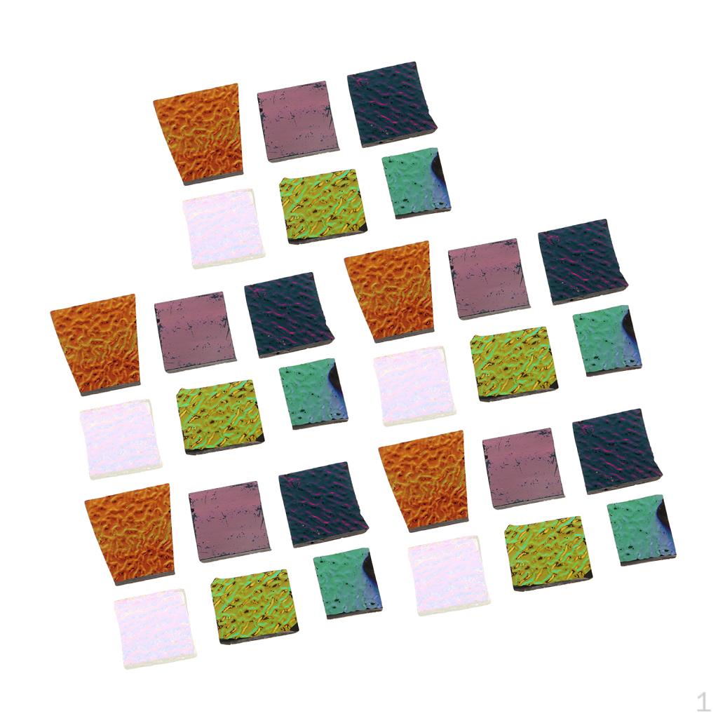 

5 унций/упаковка Сплавляемые стеклянные обрезки Ювелирные изделия Смешанные дихроичные кусочки КИС 90