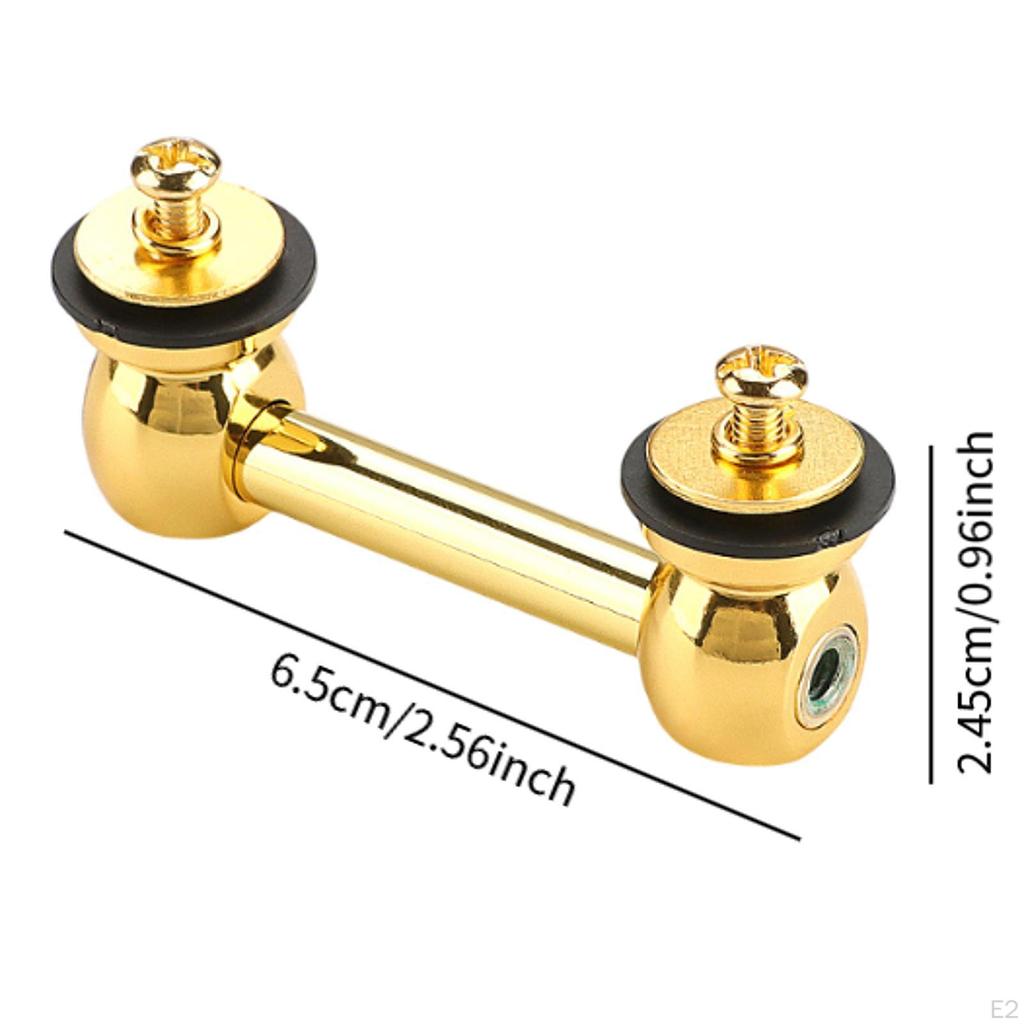 2x Snare Drum Lugs Double End Replaces Easy to Install Musical Instrument Parts for