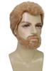 Wigs2you H-5688 Prince of Wales British Ginger Brown Wig and Beard Set for Adult Men