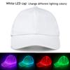 Modische LED-Licht Glasfaser Leuchtende Party Baseballkappe Bar Tanz Leuchtender Hip Hop Paare Outdoor Bekleidung Performance Requisiten